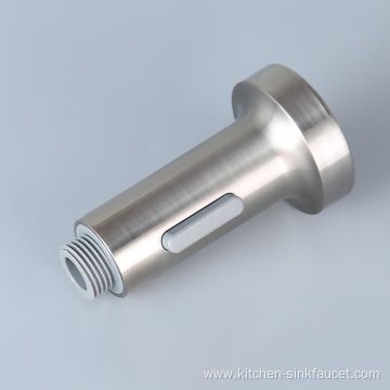 Stainless steel electroplating brushed kitchen shower head